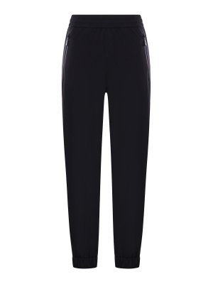 MONCLER: カジュアルトラウザー - カジュアルパンツ - 黒