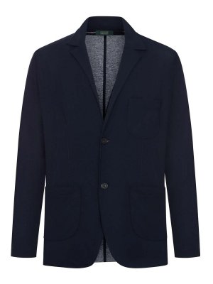 ZANONE: Vestes de costume - Blazer - Bleu