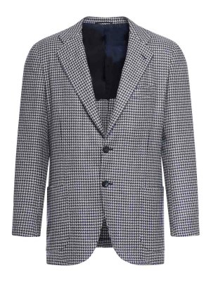 KITON: Vestes de costume - Blazer - Bleu