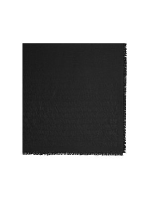 SAINT LAURENT: scarves - Wool & Silk Jacquard  Square Scarf