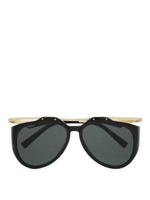 SAINT LAURENT: Sonnenbrillen - Sonnenbrille - Metallic