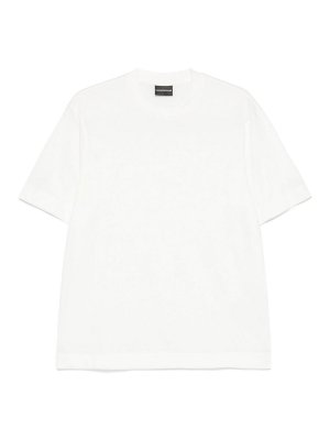 EMPORIO ARMANI: t-shirts - Logo Cotton T-Shirt