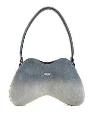 DIESEL: shoulder bags - Double-D Denim Shoulder Bag