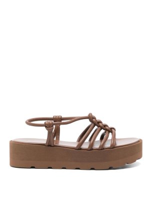 Gianvito Rossi: sandals - Hebe Leather Sandals