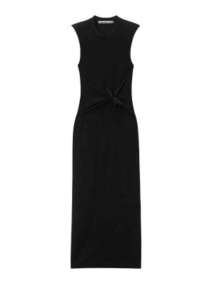 ワンピース Alexander Wang Name Necklace Long Dress Alexander Wang Name Necklace Long Dress - Black | 1KC1256104001