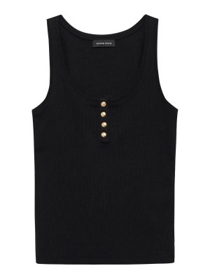 ANINE BING: Tops und Tank Tops - Top - Schwarz