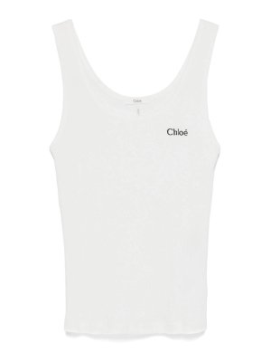 CHLOE': Tops & Tank tops - Written ribbed tank top