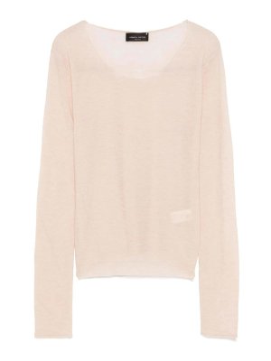 ROBERTO COLLINA: crew necks - Sequined crew neck