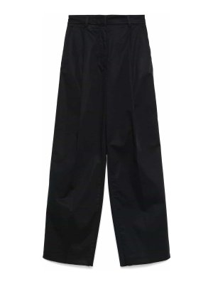 パンツ CHLOE Women Straight Pants CH25UDP32253 44N BLUE Chloé Flared Tailored Pants In Stretch Wool | Chloé US
