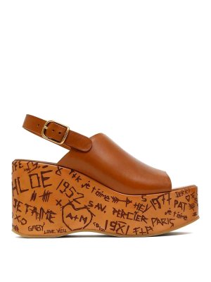 CHLOE': Sandalen - Sandalen - Braun