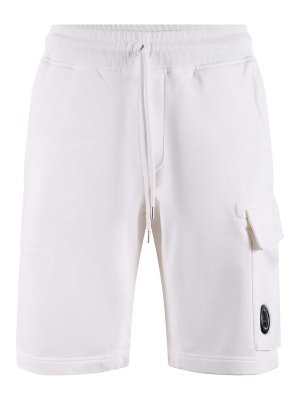 C.P. COMPANY: Hosen Shorts - Shorts - Weiß