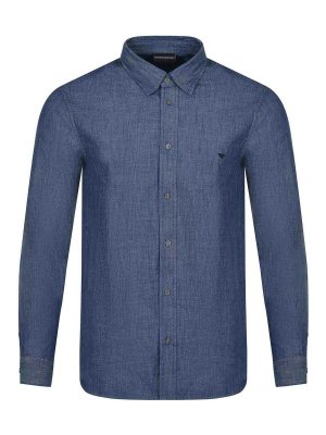 EMPORIO ARMANI: Camisas - Camisa - Azul