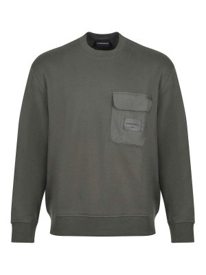 EMPORIO ARMANI: Sweatshirts & Sweaters - Sweatshirt in Cotton