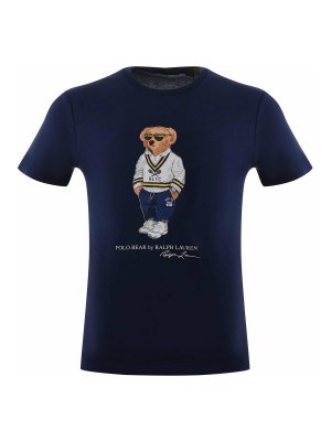 POLO RALPH LAUREN: T-shirts - T-Shirt - Blau