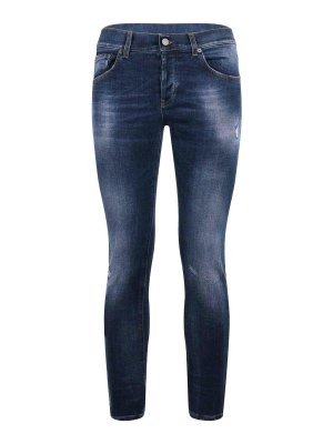 DONDUP: Bootcut - Bootcut Jeans - Jeansblau