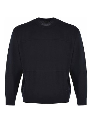 EMPORIO ARMANI: crew necks - Sweater In Virgin Wool