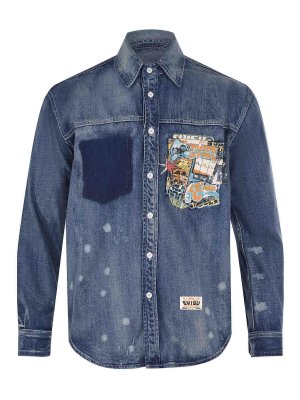 EVISU: Camisas - Camisa - Lavado Medio
