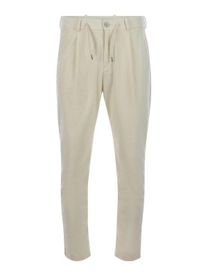 HERNO: casual trousers - Trousers in Velvet