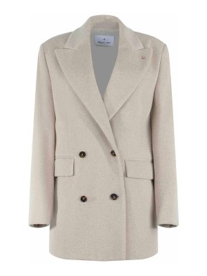 MANUEL RITZ : short coats - Coat In Viscose Blend