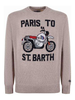 MC2 SAINT BARTH: crew necks - Sweater In Wool And Cashmere Blend