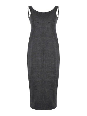 Philosophy di Lorenzo Serafini: Vestidos media pierna - Vestido Midi - Gris