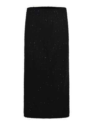 ROTATE Birger Christensen: Knielange und Midi Röcke - Midirock - Schwarz