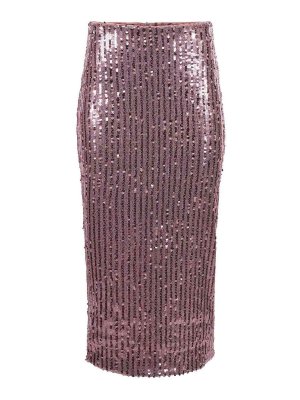 スカート BURBERRY Woman Skirt Nude 8102634 Burberry Checked Wool Skirt - Nude & Neutrals - Women | 8102634