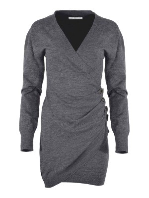 Philosophy di Lorenzo Serafini: Vestidos media pierna - Vestido Midi - Gris