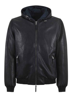 THE JACK LEATHERS: カジュアルジャケット - カジュアルジャケット - ブルー