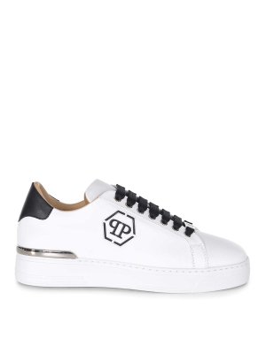 PHILIPP PLEIN: sneakers - Sneaker fatte in pelle