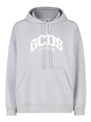 GCDS: Sudaderas y suéteres - Sudadera - Gris