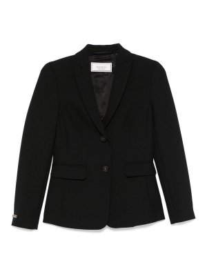 ジャケット SSHEENA 23FWBACK TF23002A85 BLACK Jackets Ssheena Crop jacket with zipper - Black