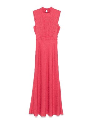 SALONI: maxi dresses - Fleur F Silk Dress