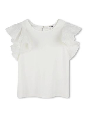 CHLOE': Tops y camisetas sin mangas - Top - Blanco