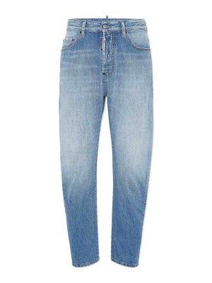 DSQUARED2: straight leg jeans - Trousers