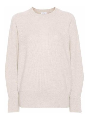 BRUNELLO CUCINELLI: ボートネック - ボートネック - クリーム