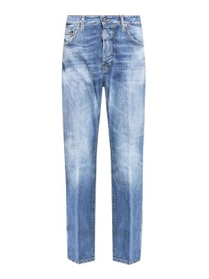 DSQUARED2: straight leg jeans - Trousers