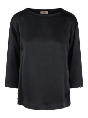 HERNO: Blouses - Blouse - Noir