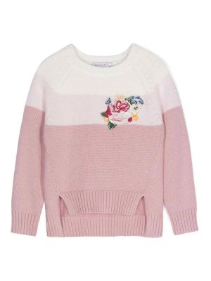 MONNALISA: クルーネック - クルーネック - ライトピンク