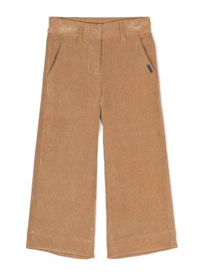 MONNALISA: トラウザーショーツ - ショートパンツ - ベージュ