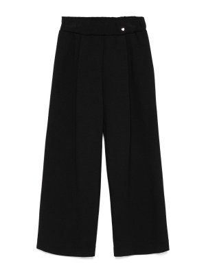 MONNALISA: トラウザーショーツ - ショートパンツ - 黒