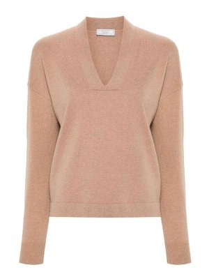 PESERICO: U-Boot-Ausschnitt - U-Boot-Pullover - Rosa