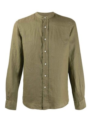 ASPESI: Camisas - Camisa - Verde Oscuro