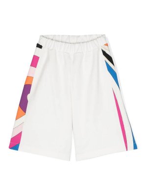 EMILIO PUCCI: Shorts - Shorts - Blanco