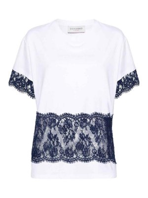 ERMANNO FIRENZE: T-shirts - T-Shirt - Weiß