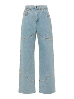 デニム・ジーパン GOLDEN GOOSE MELODY BOYFRIEND JEANS Golden Goose Light Blue Melody Boyfriend Jeans | ModeSens