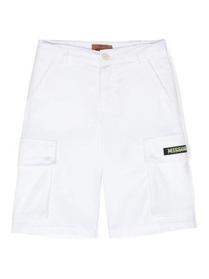 Missoni Kids: Shorts - Shorts - Blanco