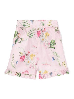 MONNALISA: トラウザーショーツ - ショートパンツ - ライトピンク