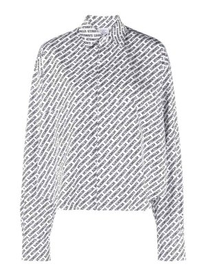 VETEMENTS: shirts - Cropped Shirt