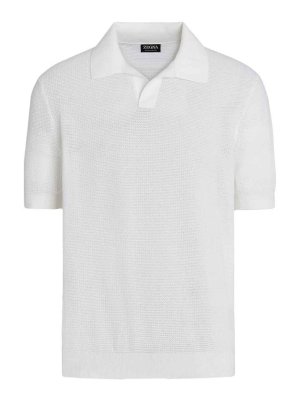ZEGNA: Polos  - Polo - Bleu